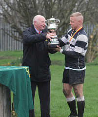 Jonny Dubois presented with the No2 Cup