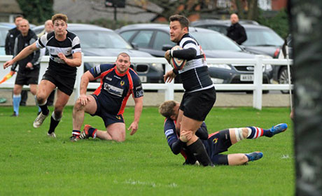 Try scorer Ricki Hasnip in action