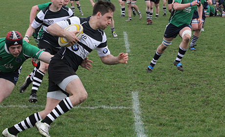 Toby Davidson Breaks To Score.