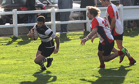 Jimmy Baldwin About To Score Parks First Try