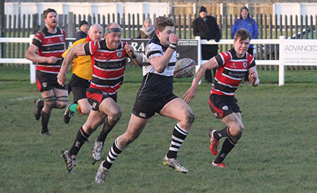 Ethan Wilson About to Score Parks Only Try