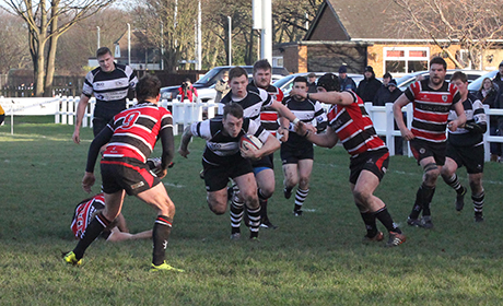 Man of the Match Olly Gilmore Breaks Through Ilkleys Defense