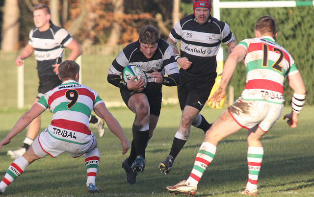 Andy Dunn on the charge