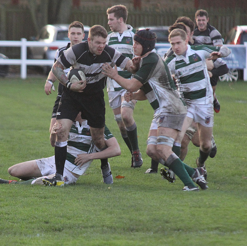 2 tries from skipper Michael Langlands