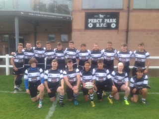 U17s with their new Hells Angels - Geordie Chapter sponsored shirts